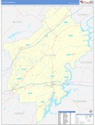 St. Clair County, AL Digital Map Basic Style